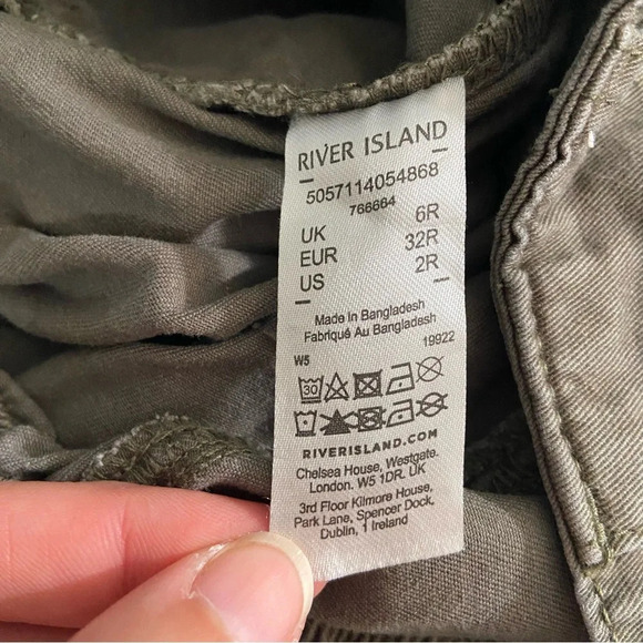 ✨3/$20 River Island zip cuff cargo trousers - Picture 13 of 15